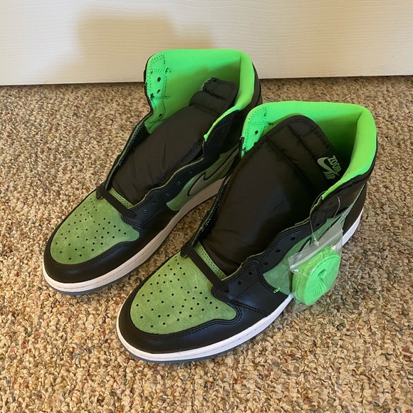 air jordan zoom zen green